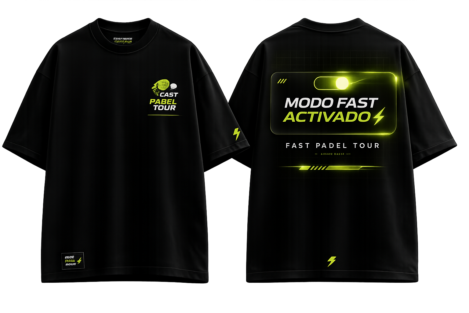 Camiseta oficial Fast Padel Tour — Modo Fast Activado